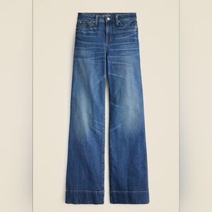 J. Crew Blue Wide Leg Flare Jeans